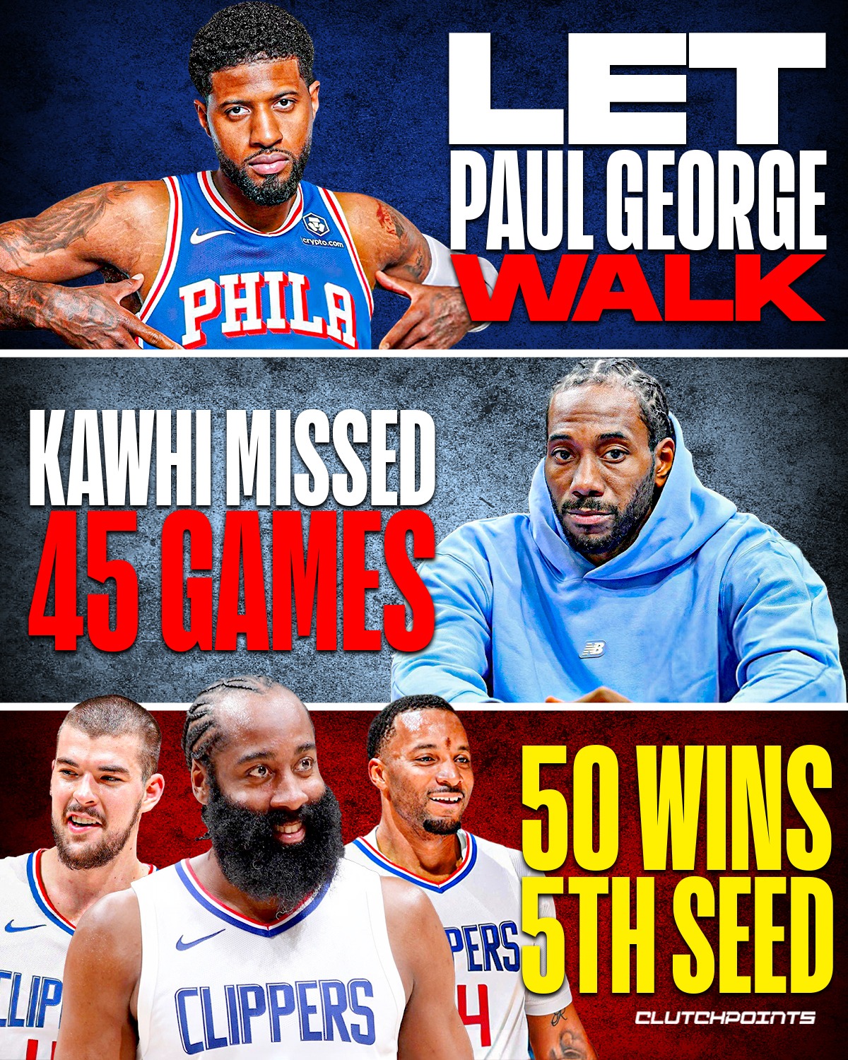 乔治29+8+6!快船擒火箭升至西部第二 乔治29+8+6!快船擒火箭升至西部第二